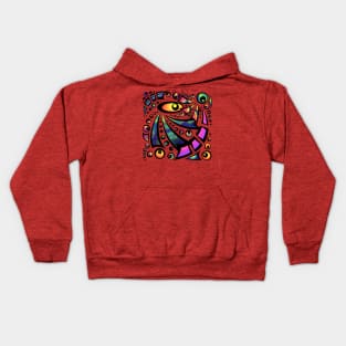 Geometric Abstract Rainbow Kids Hoodie